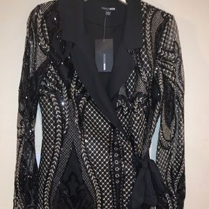 Sequin Blazer mini dress